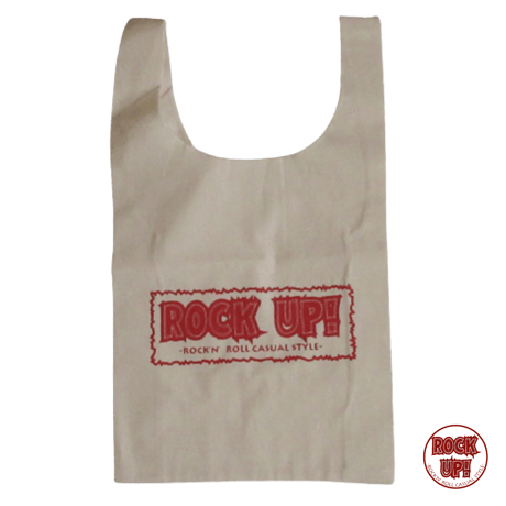 ROCK UP!エコバッグ｜オリジナルブランドROCK UP!のロゴ入り｜ロックTシャツ バンドTシャツ