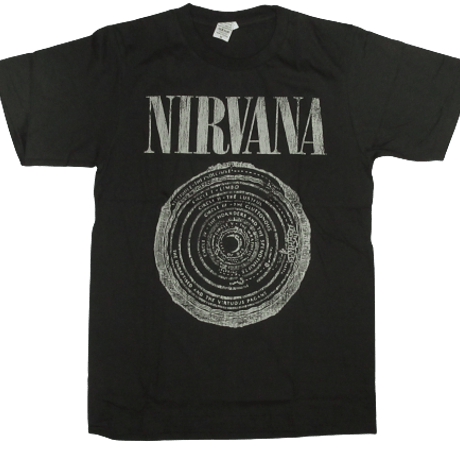 ロックTシャツ Nirvana ニルヴァーナ サークルロゴ｜バンドTシャツ・音楽Tシャツの通販ROCK UP!（ロックアップ）