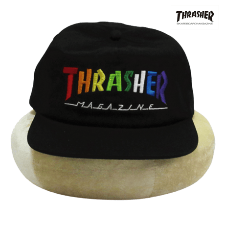 【THRASHER】RAINBOW MAG SNAPBACK キャップ｜THRASHERのUS企画｜ロックTシャツ バンドTシャツ