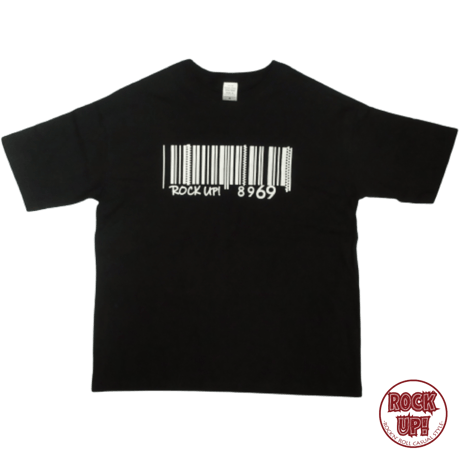 バーコード ビッグシルエットTシャツー｜春の新作　オリジナルブランドROCK UP!｜ロックTシャツ バンドTシャツ