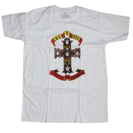 ロックTシャツ Guns N' Roses ガンズ アンド ローゼズ Appetite For Destruction｜バンドTシャツの通販ROCK UP!