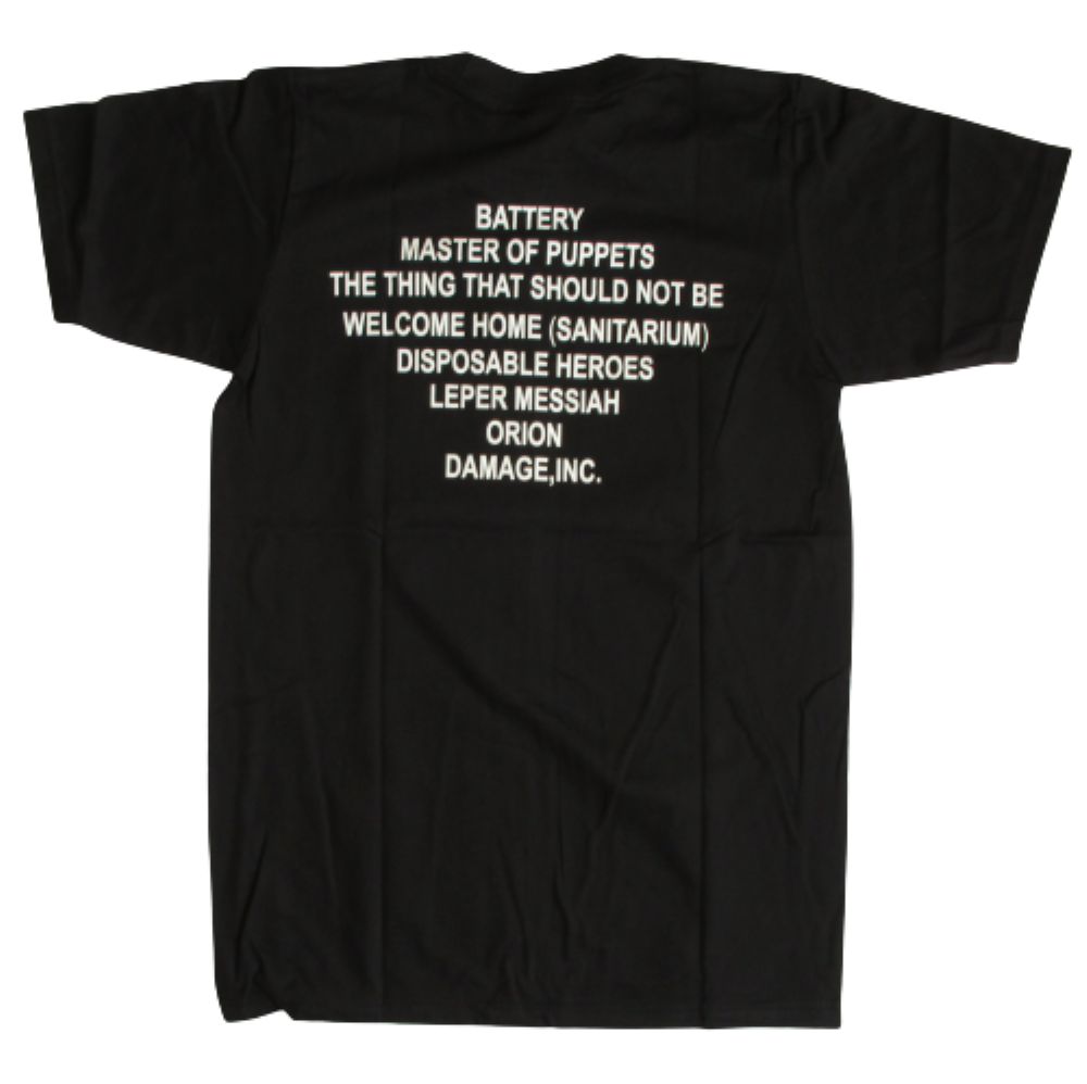メタリカ MASTER OF PUPPETS Tシャツ バンドTシャツ 公式 メタリカ Tシャツ METALLICA MASTER OF