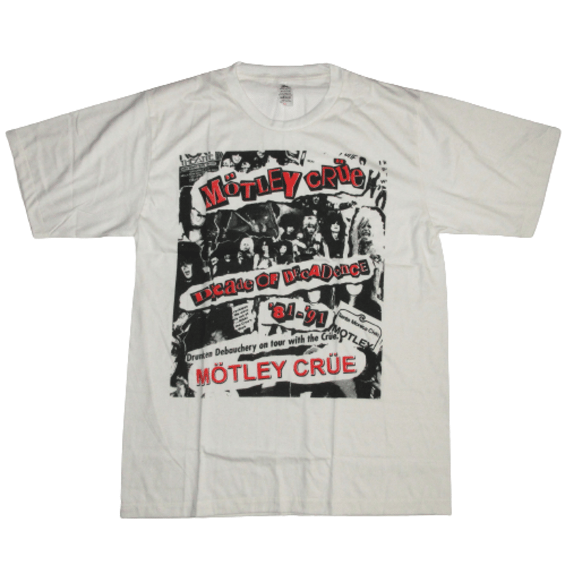 ロックTシャツ Motley Crue モトリークルー｜バンドTシャツ・音楽T