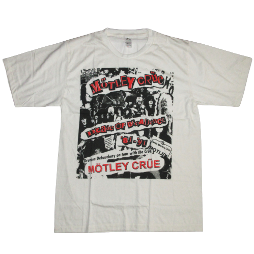 MOTLEY CRUE モトリークルー バンドTシャツ ミュージックT ロックTシャツ Motley Crue モトリークルー｜バンドTシャツ