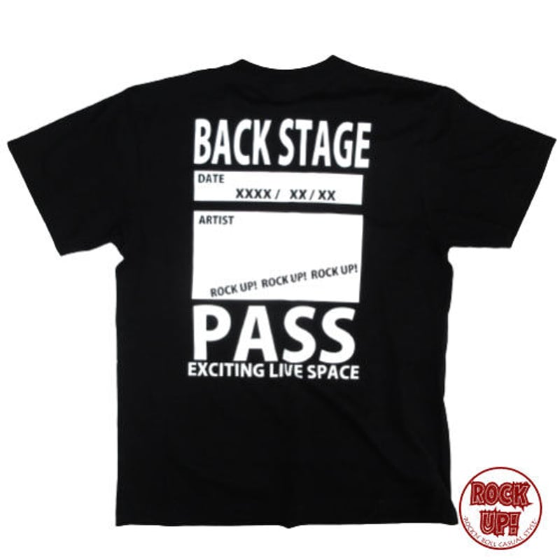 Backstage pass Tシャツ BACKSTAGE PASS(バックステージパス) SABI(サビ)コーマ糸