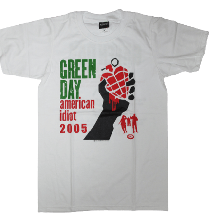 ロックTシャツ GREEN DAY グリーン・デイ AMERICAN IDIOT｜バンドTシャツ・音楽Tシャツの通販ROCK UP!（ロックアップ）