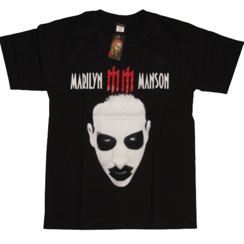 ロックTシャツ MARILYN MANSON マリリン・マンソン フェイス｜バンドT