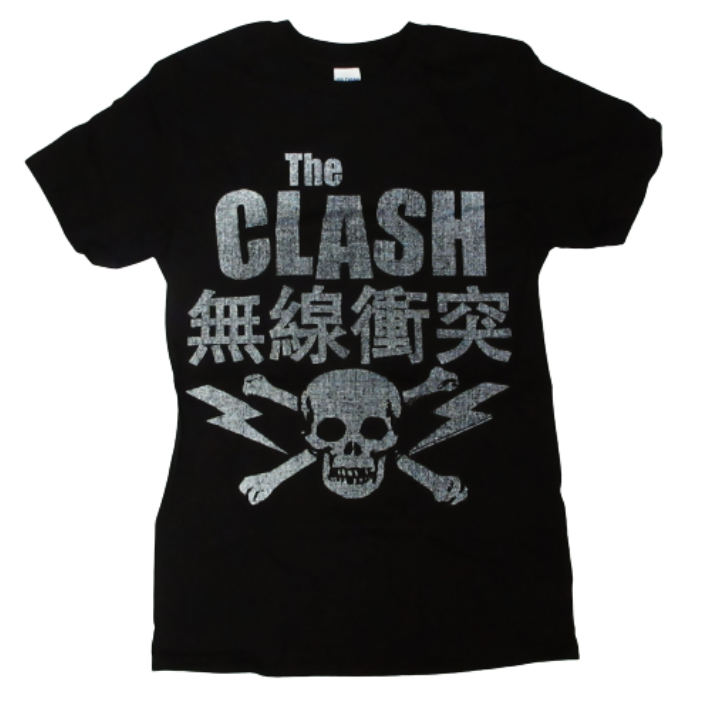 \"the clash punk rook t-シャツ\" Original Vintage Punk Rock T Shirt the Clash 1977 No Elvis W