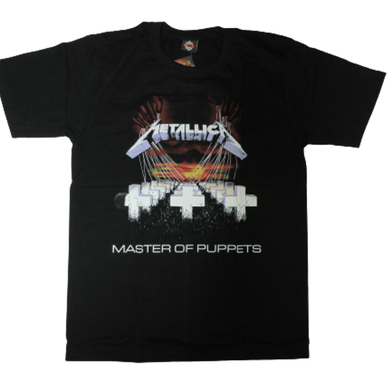 ロックTシャツ Metallica メタリカ MASTER OF PUPPETS｜バンドTシャ...