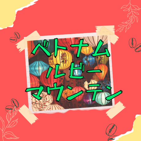【Sサイズ】ベトナム・ルビーマウンテン（生豆125g）