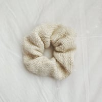 棒針シュシュの作り方