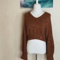 ズボラを極めたVネックセーター