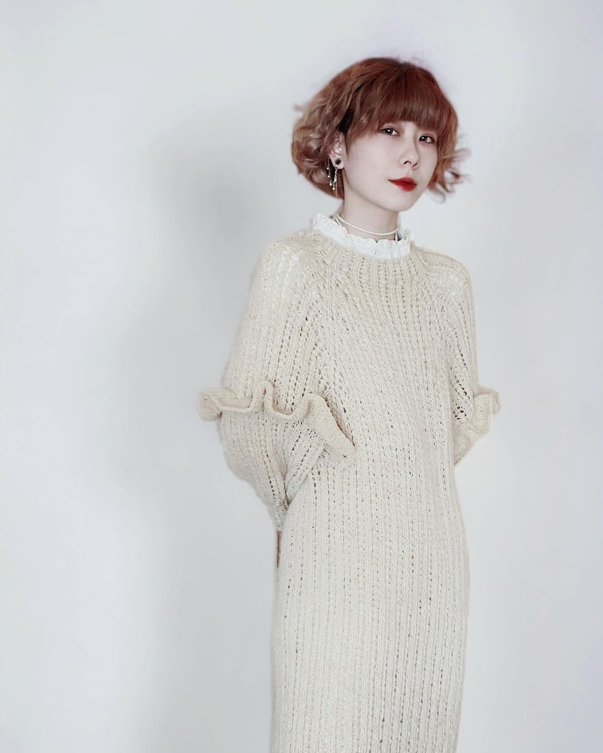 オープンワークロングニット | menma.official オープンワークロングニット | menma.official