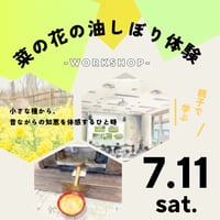 菜の花の油しぼり体験