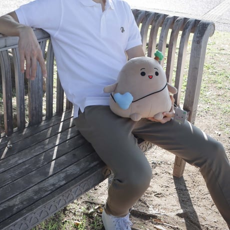 長居植物園マスコットキャラクター"しょくぽん"ぬいぐるみ（大）