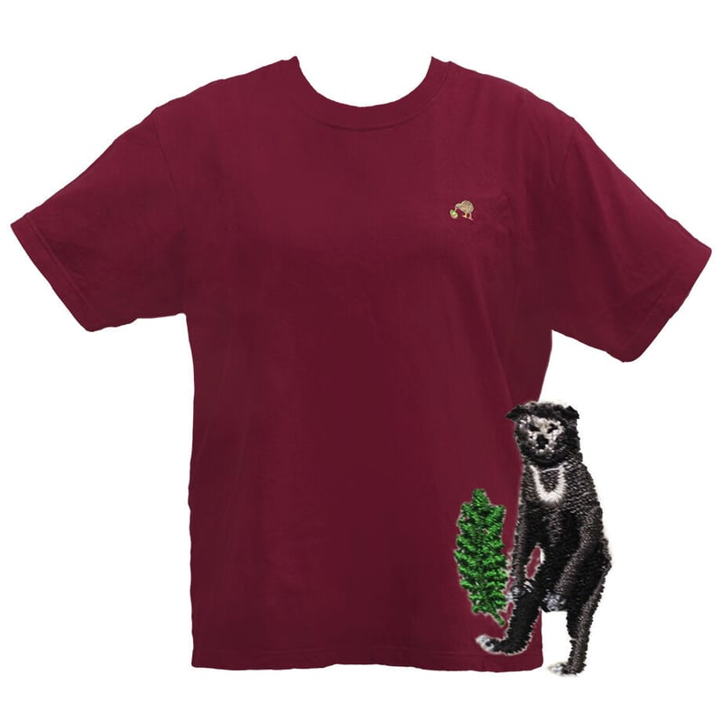 familiar クマと犬の刺繍Tシャツ familiar クマと犬の刺繍Tシャツ familiar クマと犬の刺繍Tシャツ