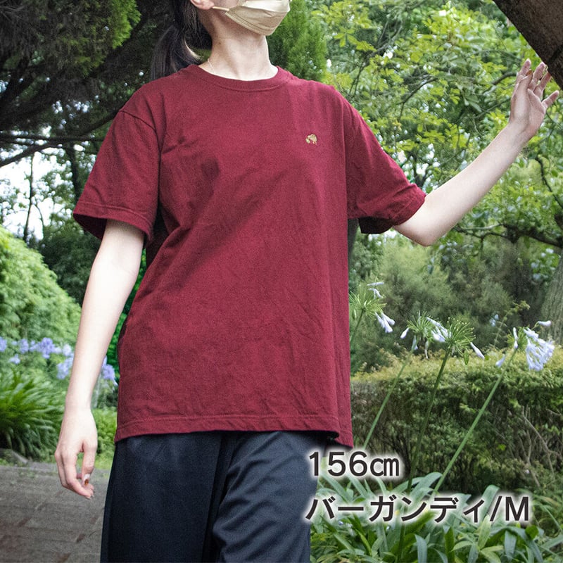 完全受注生産】動物と植物のつながりTシャツ（オオサンショウウオ刺繍
