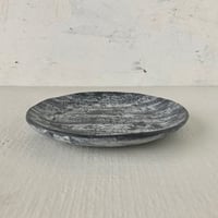 Black small plate/ Series A ◇ 木肌小皿　黒　シリーズA