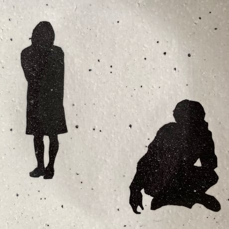 Silhouette Plate / "Concern" ◇ シルエットプレート「2人」