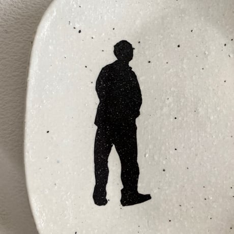 Silhouette Plate / "Standing 2" ◇ シルエットプレート「立つ②」
