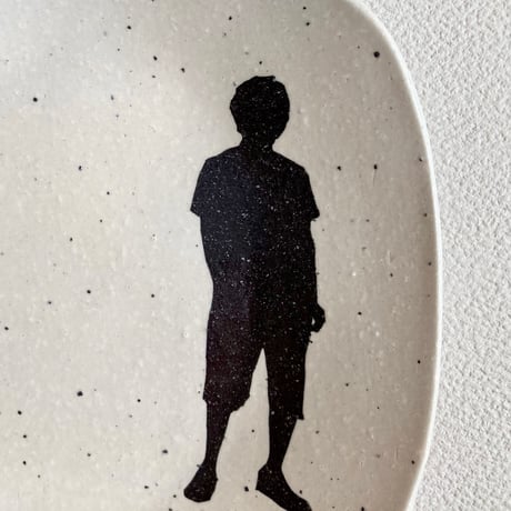 Silhouette Plate / "Standing 3" ◇ シルエットプレート「立つ③」