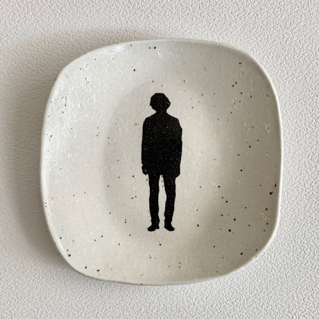 Silhouette Plate / "Standing 1" ◇ シルエットプレート「立つ①」