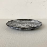 Black small plate/ Series B ◇ 木肌小皿　黒　シリーズB