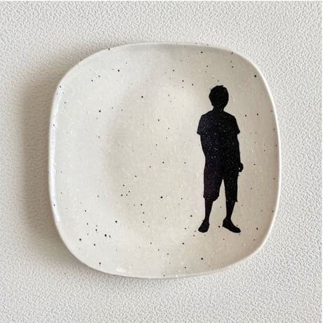 Silhouette Plate / "Standing 3" ◇ シルエットプレート「立つ③」