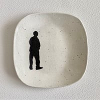Silhouette Plate / "Standing 2" ◇ シルエットプレート「立つ②」