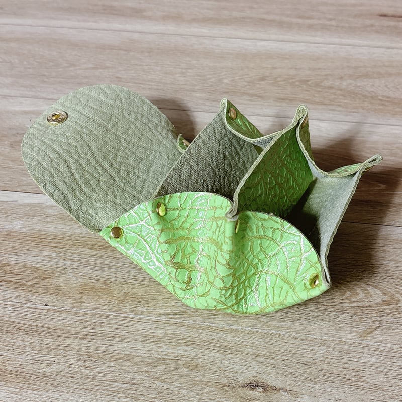 メロンなポーチ 本革 メロン柄 ポーチ コインケース | わんにゃん家族