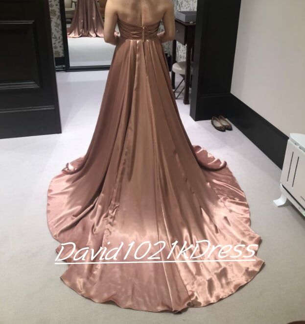 ウェディングドレス 前撮り/2次会 トレーン ベアトップ | hiradress 