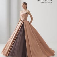 カラードレス 結婚式 こしあんの粉 ソフトチュール ベアトップ  