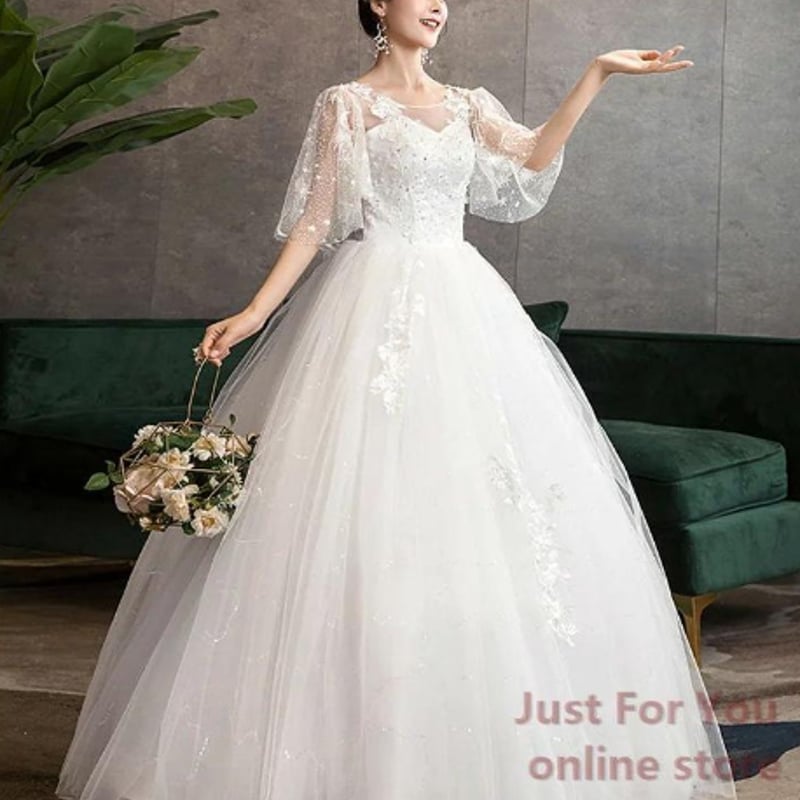 ウェディングドレス 白 二次会 花嫁 ウェディングドレス 白 ウェディングドレス