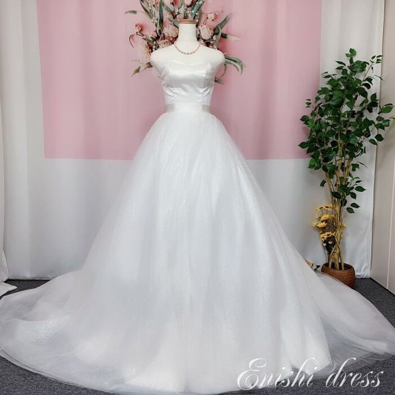 ピンク♪きらきら☆お色直カラードレス♪サイズオーダー無料☆花嫁衣装 