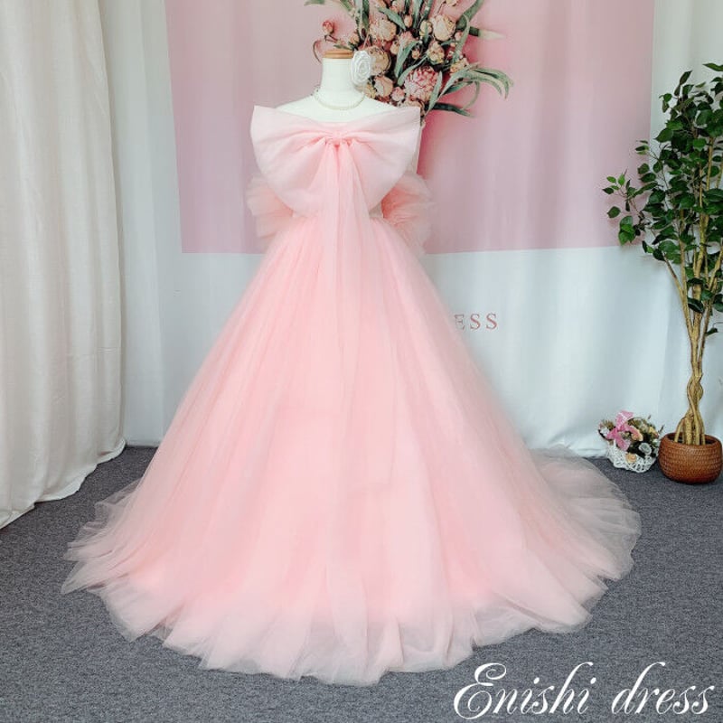 ウェディングドレス カラードレス ピンク 結婚式 披露宴 二次会 ウェディングドレス カラードレス ピンク 結婚式 披露宴 二次会