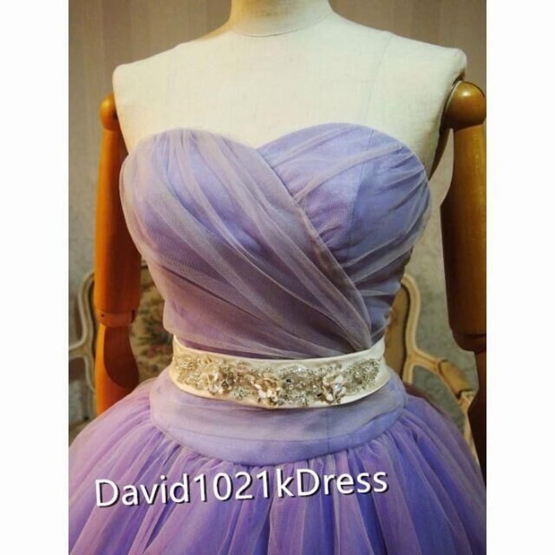 パープル　カラードレス 楽天市場】カラードレス ロングドレス 袖あり パープル 紫