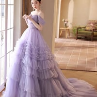 カラードレス ボルドー色 ベアトップ デザイン感 Aライン