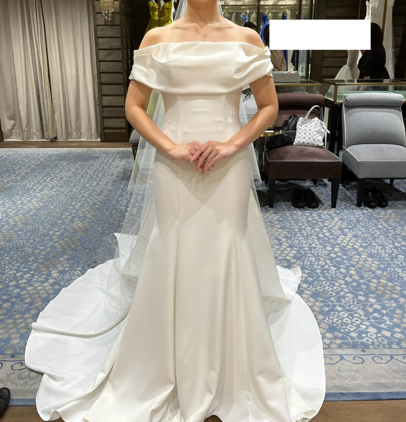 ドレス マーメイド オフショルダー 立体花 パーティー 結婚式 fit=scale-down,w=1200