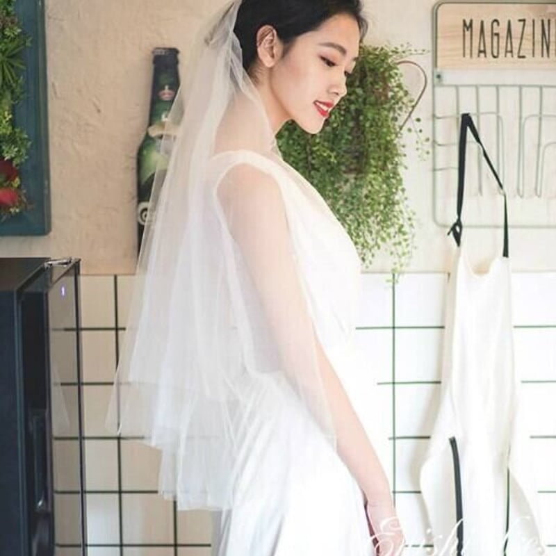 ウェディングドレス 前撮り ラウンドネック 花柄レースアル かわいい  