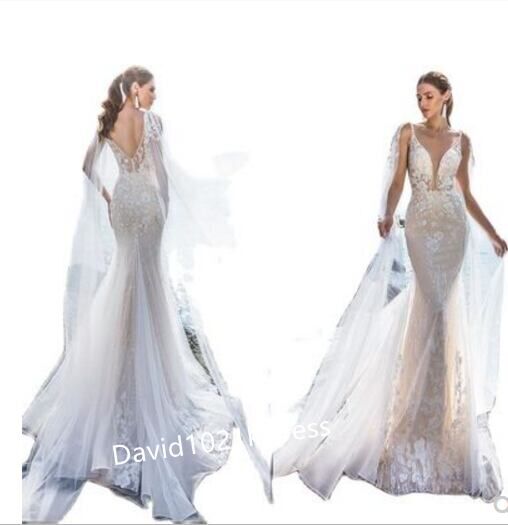 フランス風 ウェディングドレス マーメイドライン 総レース 前撮り  