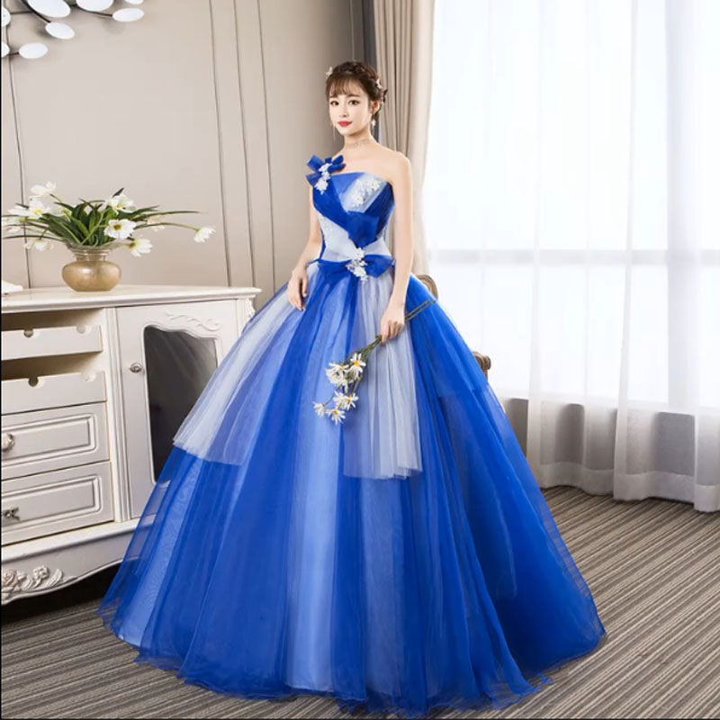 ブルー(青) ロングドレス一覧 | キャバドレスの通販なら JEWELS