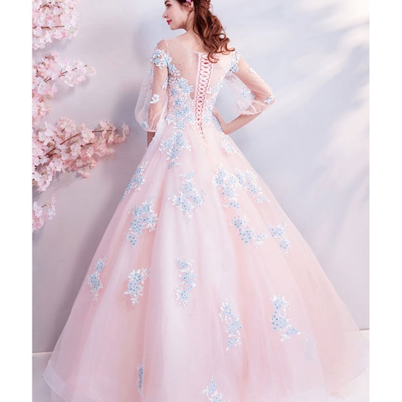カラードレス 演奏会用ドレス ピンク 花嫁 | hiradress's STORE カラードレス 演奏会用ドレス ピンク 花嫁 | hiradress's STORE