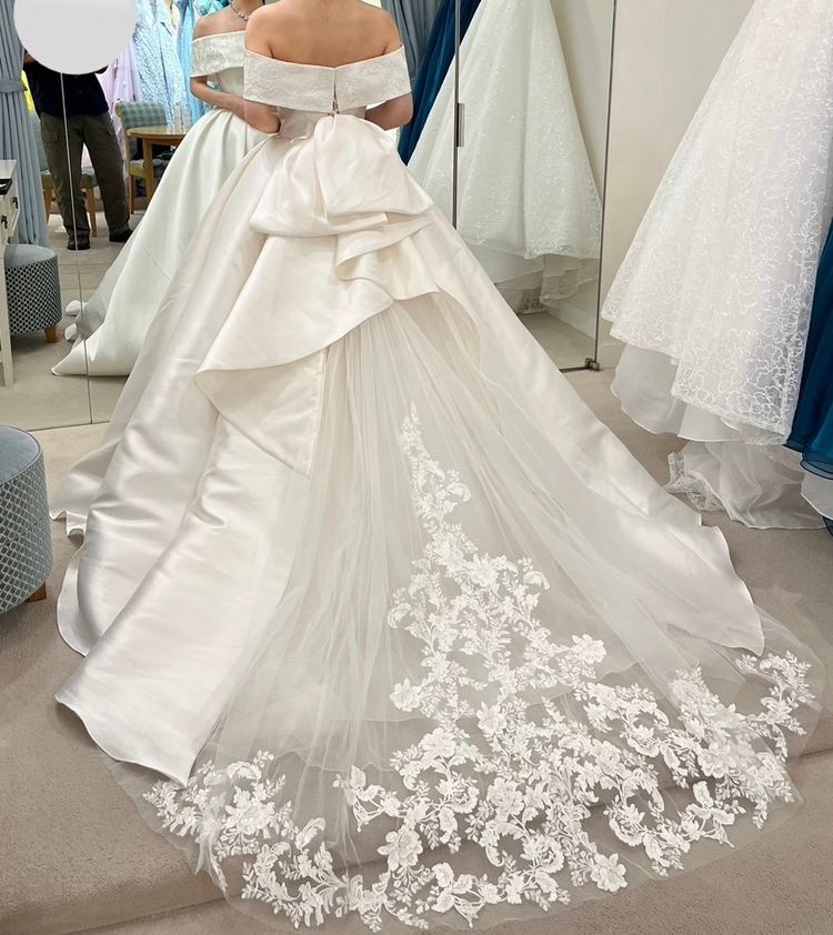 キャバドレス ミニドレス Aライン フレア オフショル レース ビジュー  