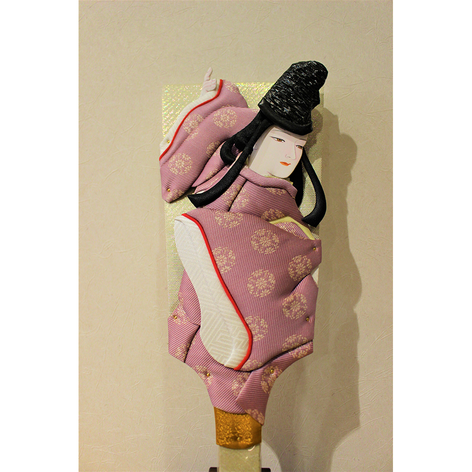 純金箔づくりかざり羽子板源氏物語絵巻