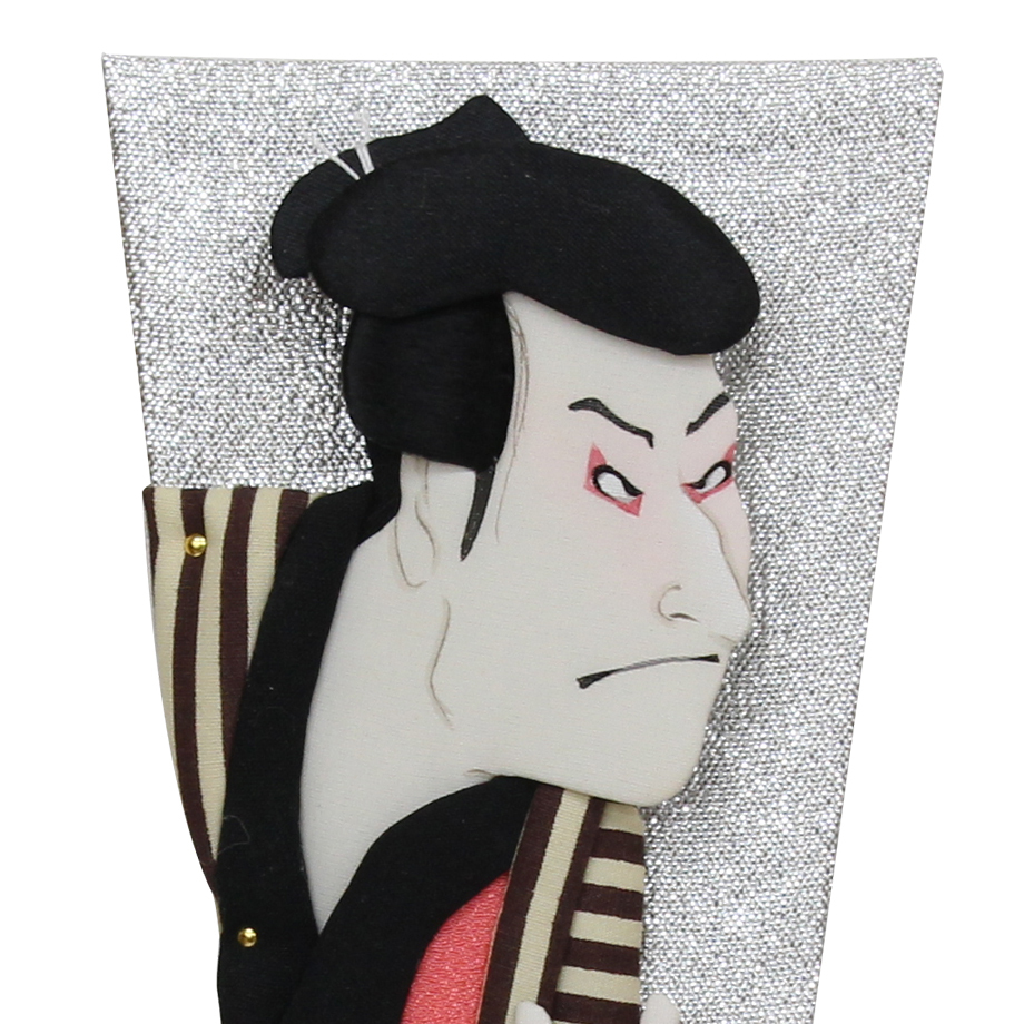 羽子板 浮世絵 7号写楽 鬼次 スタンド付 | hayashiyaningyotenec's