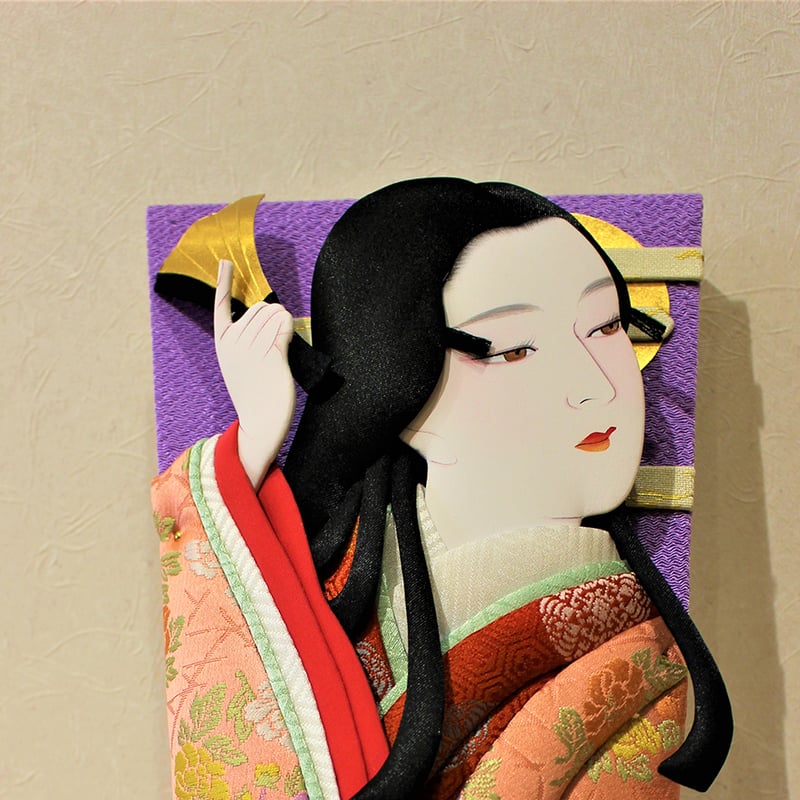羽子板 平安源氏物語絵巻シリーズ 可惜夜月(あたらよづき)の 羽子板 平安源氏物語絵巻シリーズ 可惜夜月(あたらよづき)の