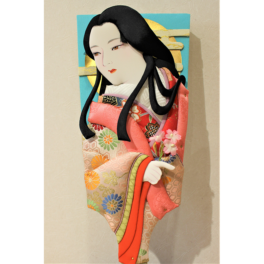 純金箔づくり かざり羽子板 源氏物語絵巻 築き 純金箔づくり かざり羽子板 源氏物語絵巻 築き