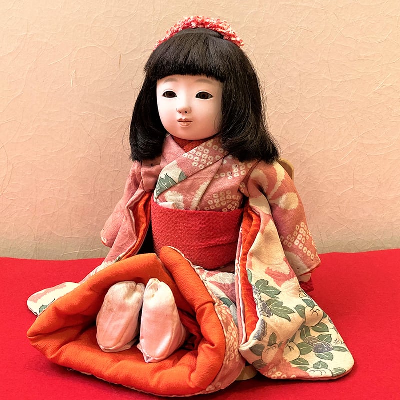 松乾斎東光 初代から四代 揃い踏み 市松人形 一点もの 平成元年 32cm