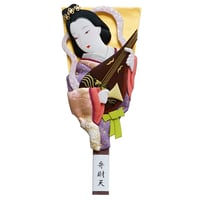 羽子板　七福神　7号　 弁財天　スタンド付