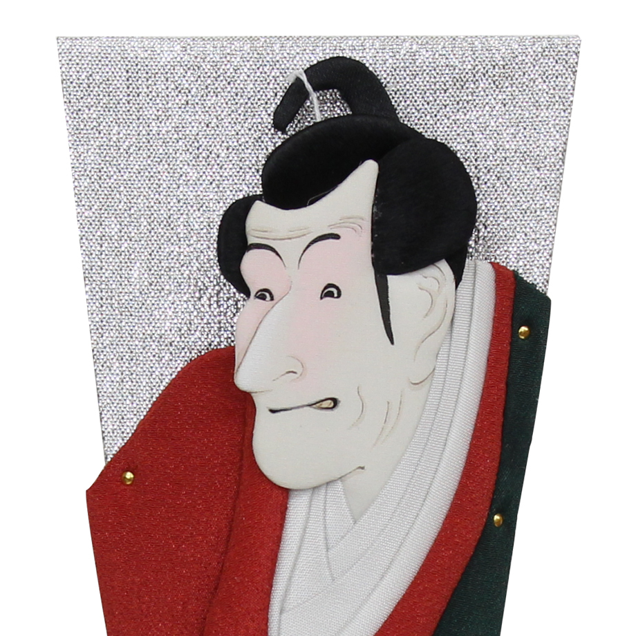 羽子板 7号写楽 海老蔵 スタンド付き | hayashiyaningyotenec's STORE